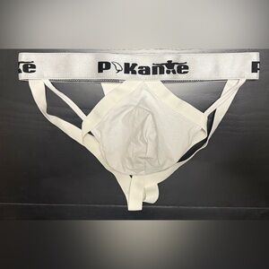 Men's White Jockstrap Briefs